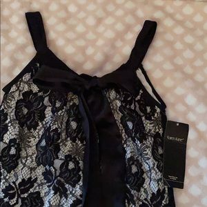 Karen Kane black lace tank top